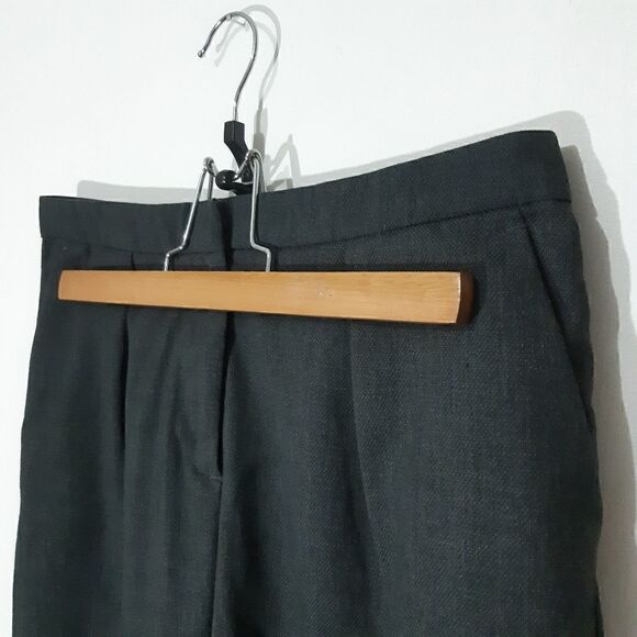 Monki Grey Tailored Tapered Slacks - Picture 2 of 11